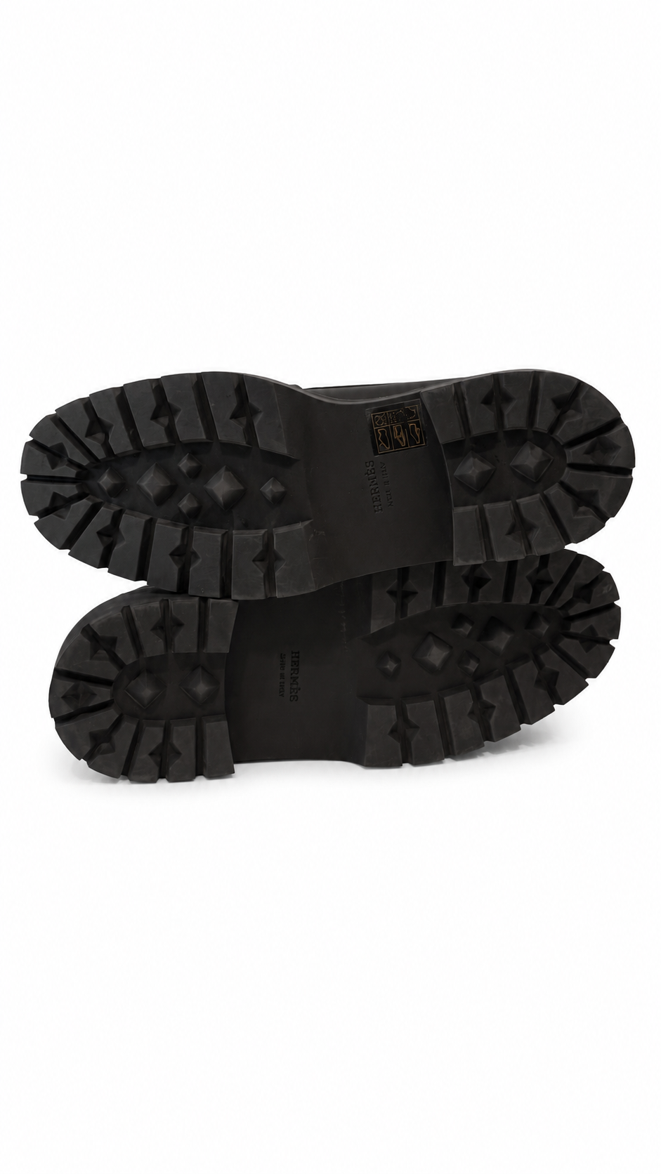 HERMES ICONE LOAFER IN BLACK - SIZE 38
