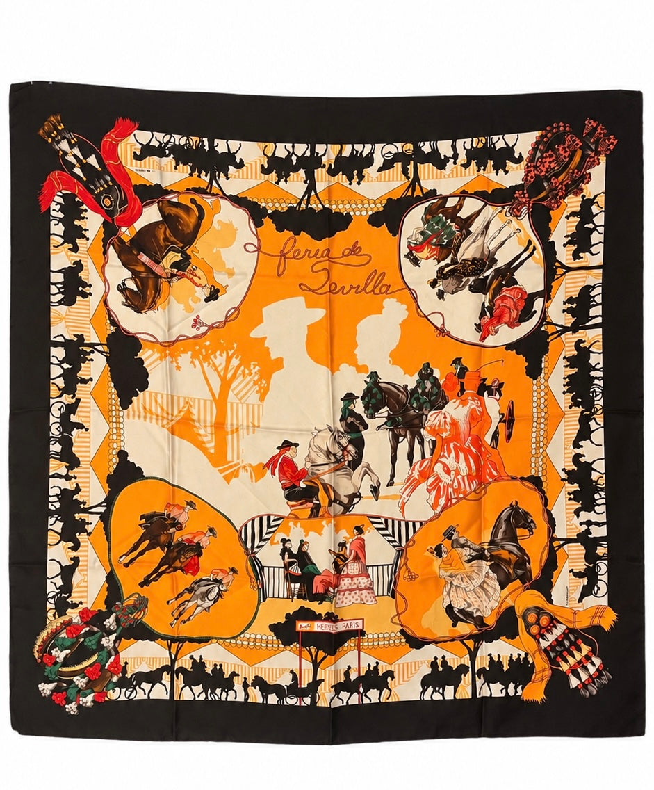 Hermès Feria de Sevilla Silk Scarf