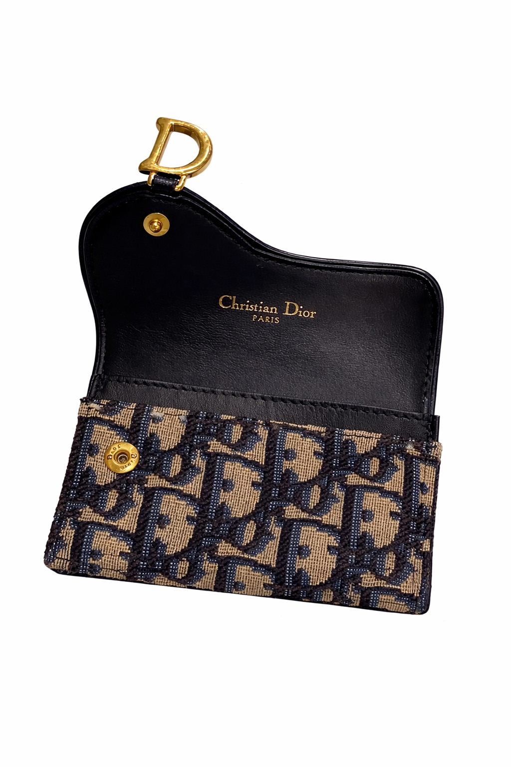 Dior Saddle Bloom Card Holder