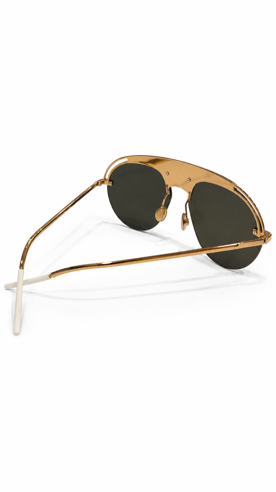 CHRISTIAN DIOR REVOLUTION 2 GOLDEN METAL SUNGLASSES