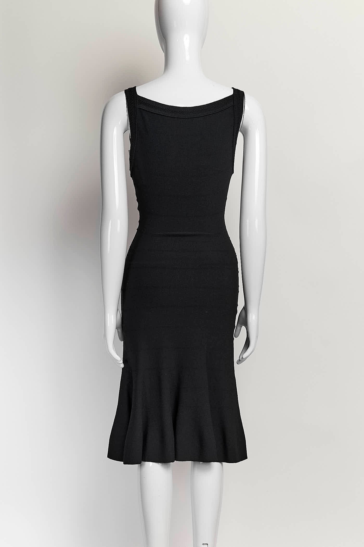 Alaia Black Sleeveless Dress