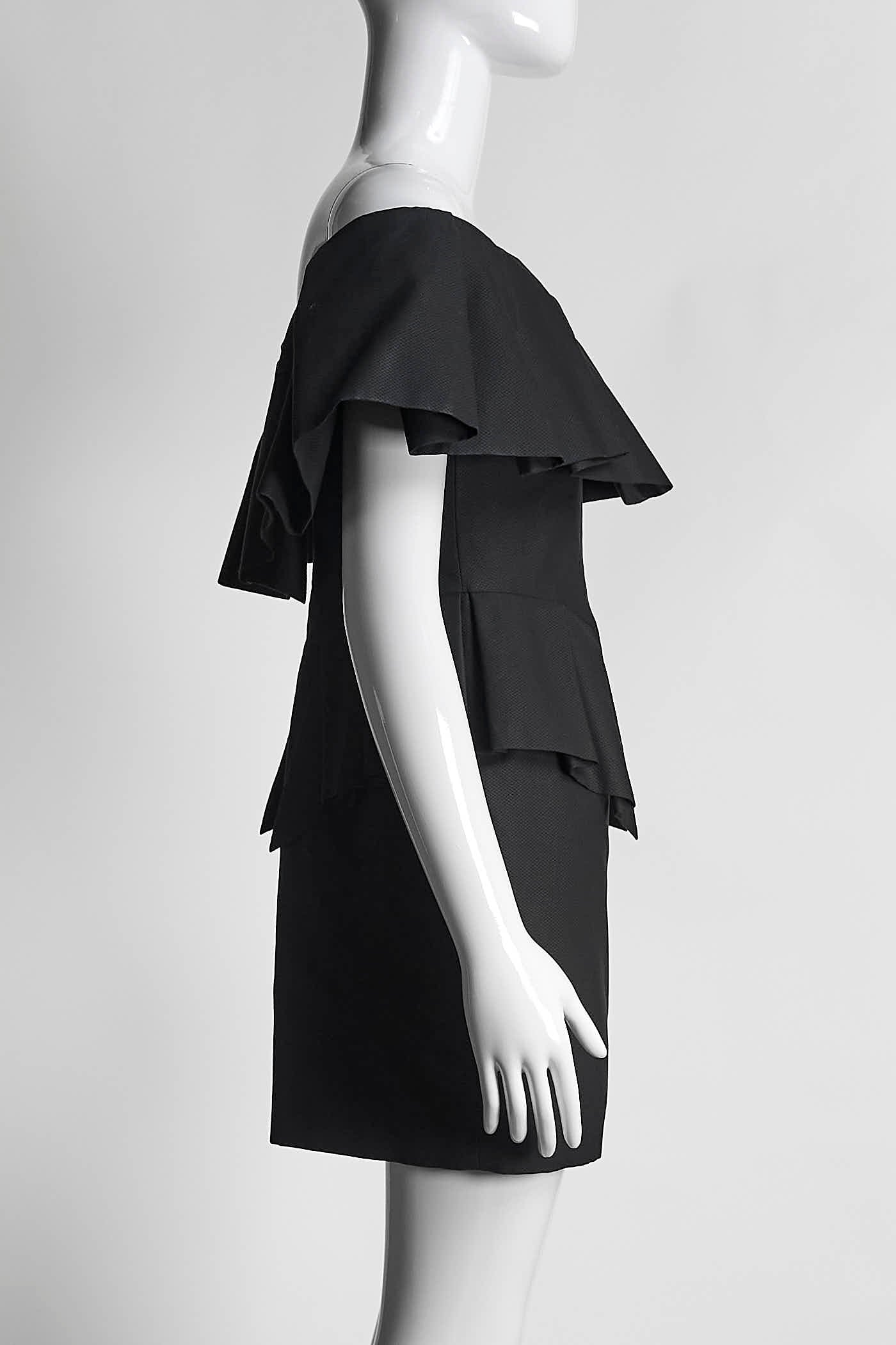 Alexandre Vauthier Black Strapless Dress 38