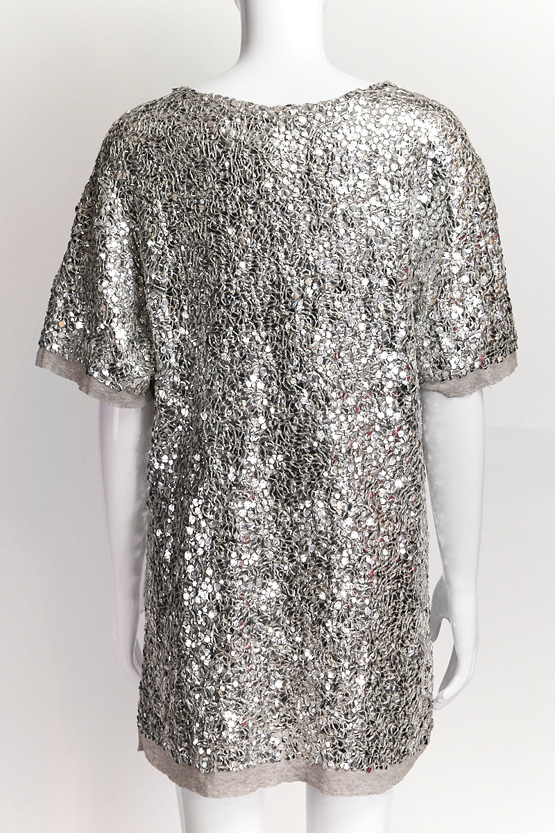 Balmain Sequin knit Top IT 40