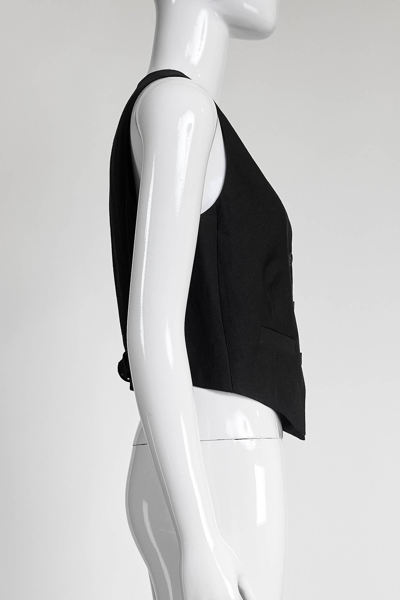 Brunello Cucinelli Black Vest 40