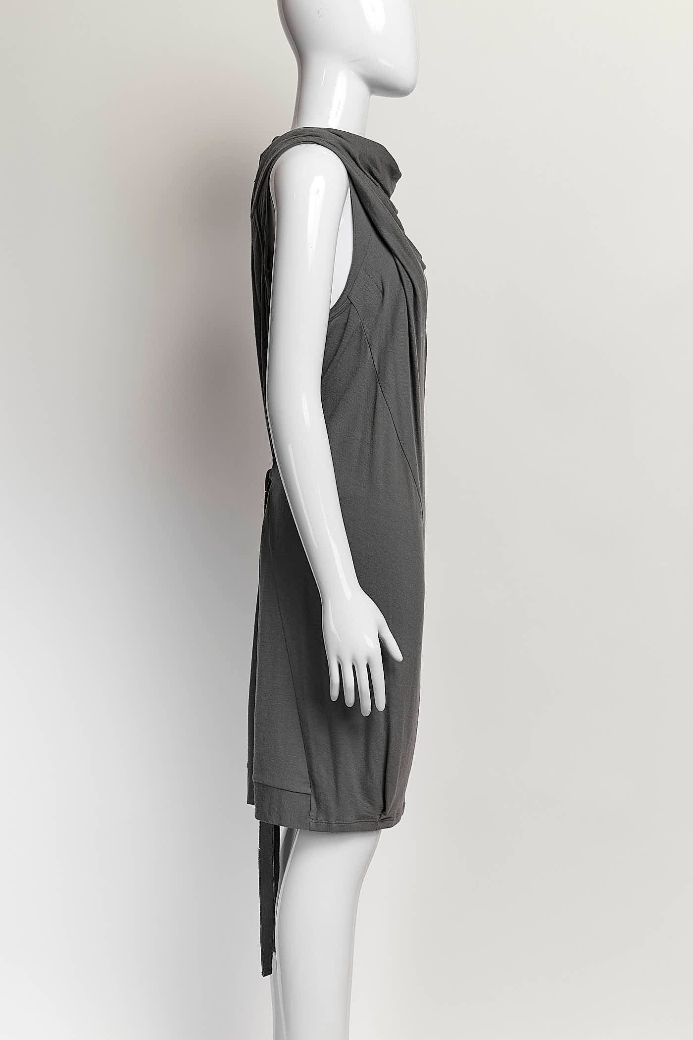 Brunello Cucinelli Cowl Neck Sleeveless Dress L