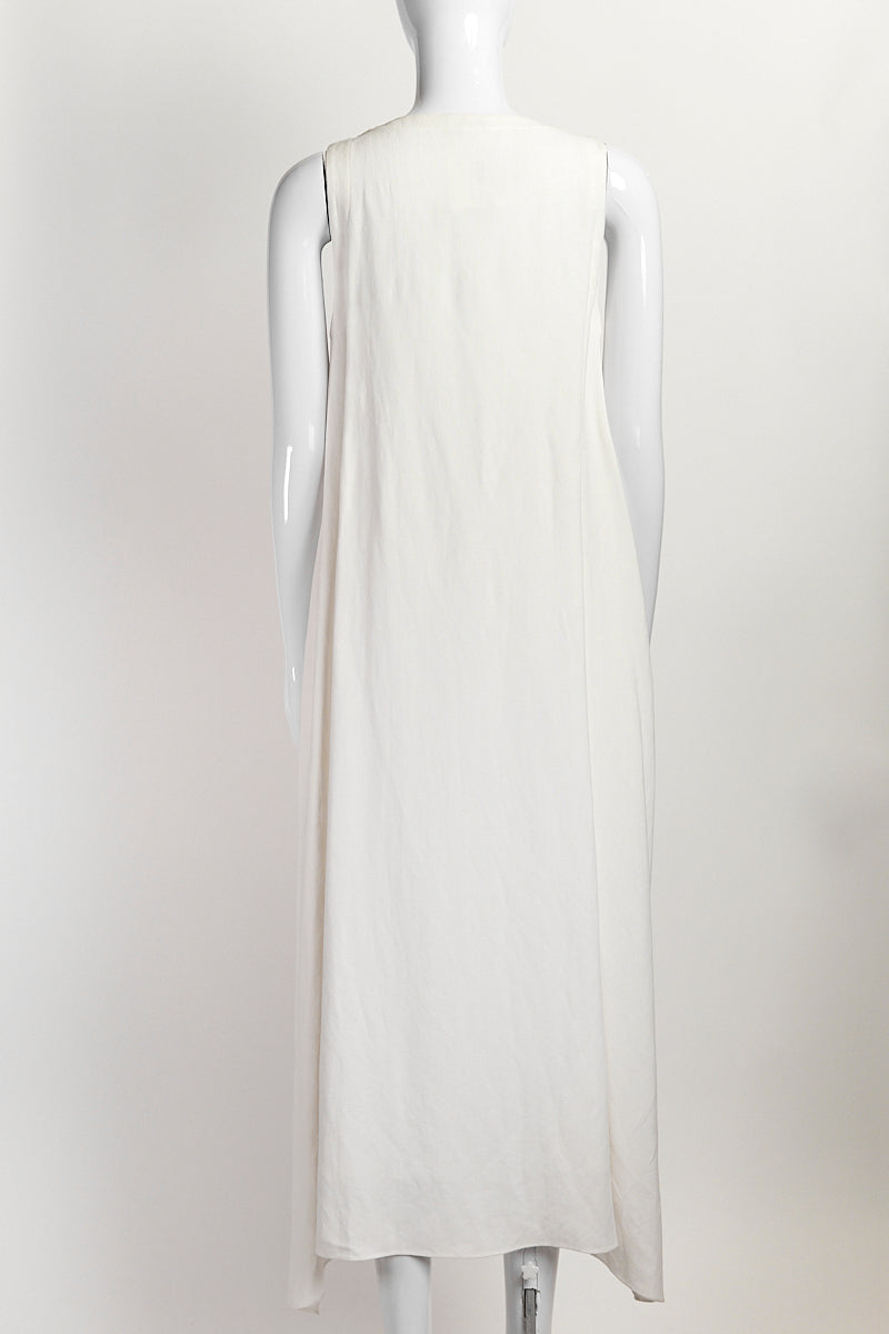 Brunello Cucinelli Cream Viscose Dress S