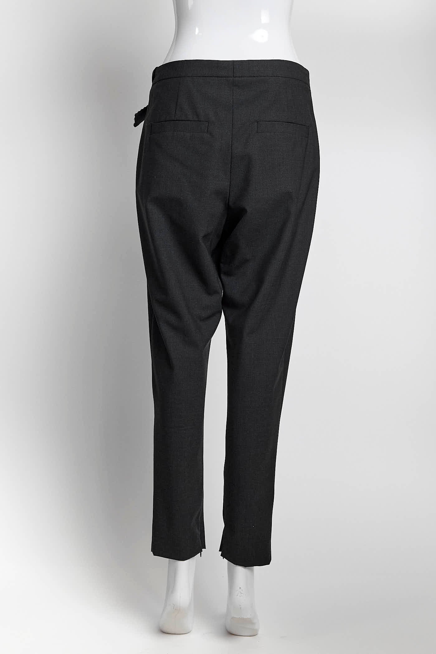 Brunello Cucinelli Grey Crystal Detail Trouser IT42