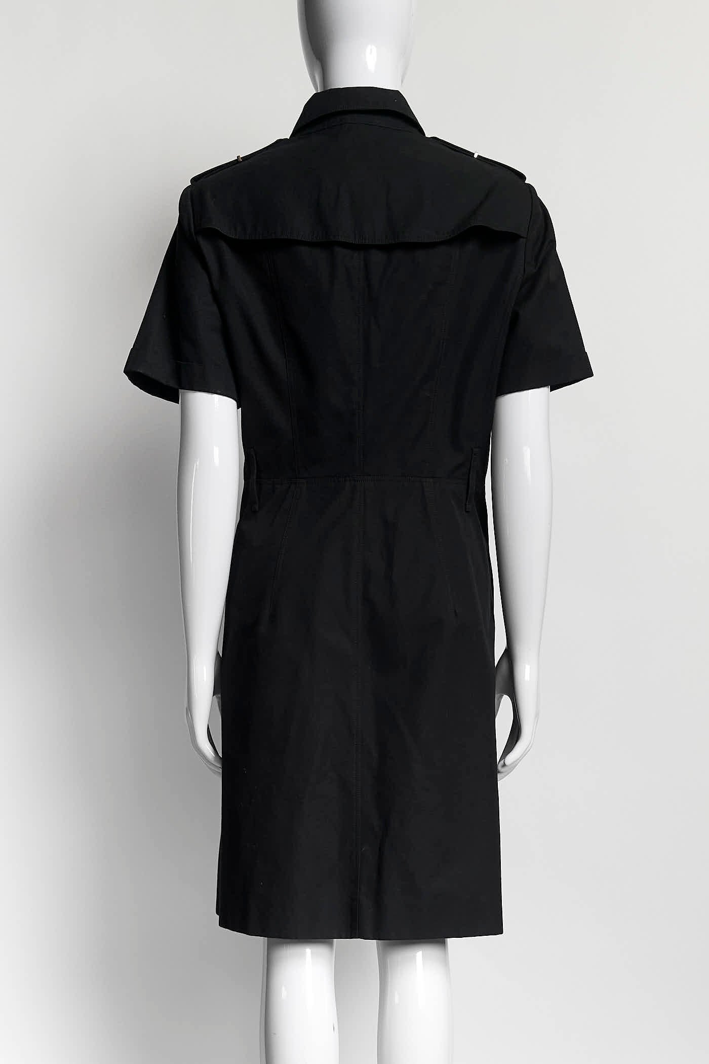 Burberry Black Trench Dress 14