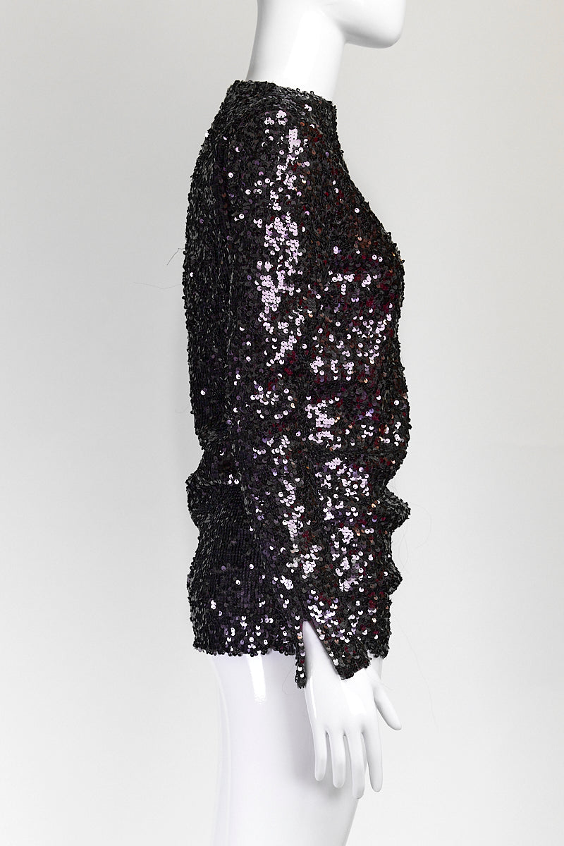 By Malene Birger Black Squine Top XS