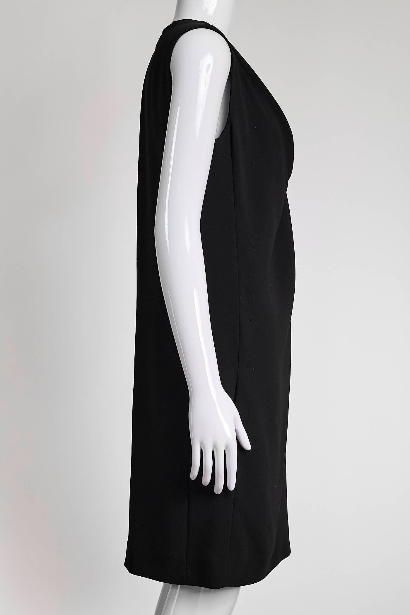 Celine Black Sleeveless Dress 36
