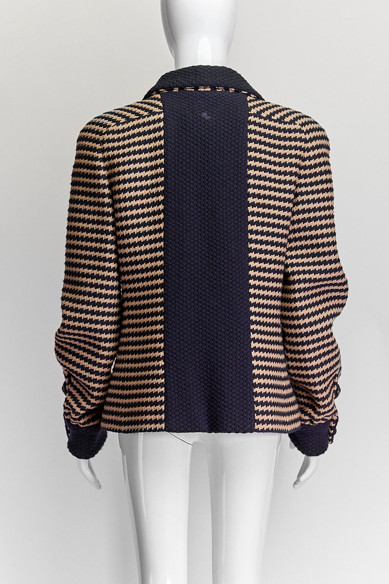 Chanel Tweed Double Breasted Blazer FR42