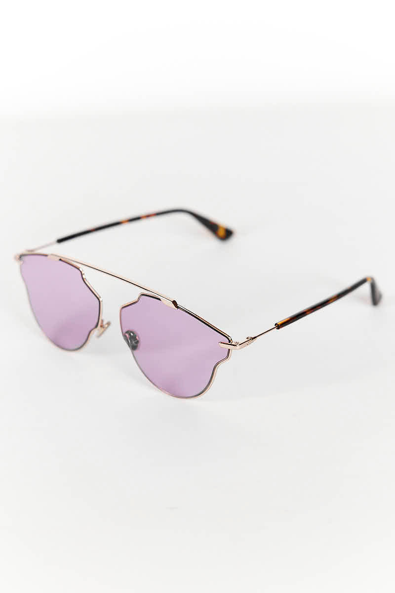 Dior Gold & Purple So Real Sunglasses – 1132Consignment display picture 2