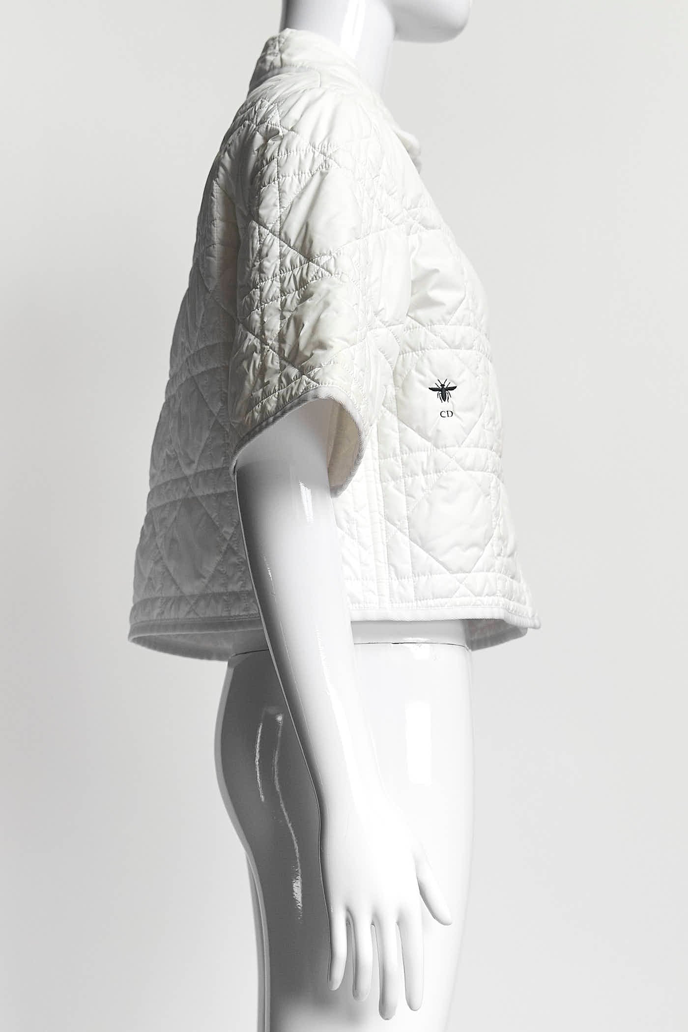 Dior MAcrocannage Short-Sleeved Blouse S