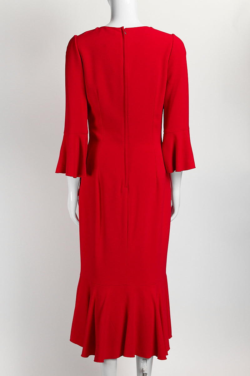 Dolce & Gabbana Red Viscose Dress 42