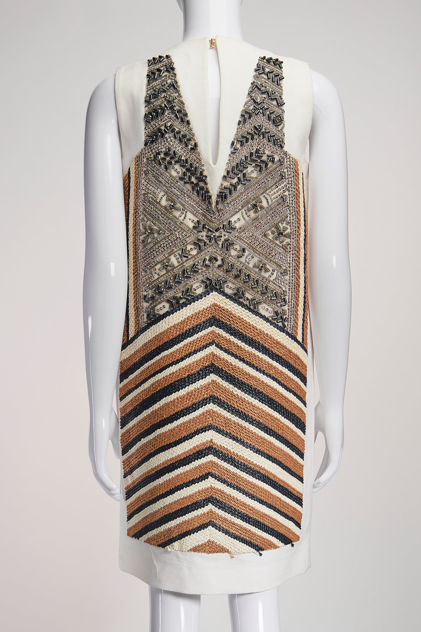 MARNI Embroidered and Beaded Dress IT38 FR34