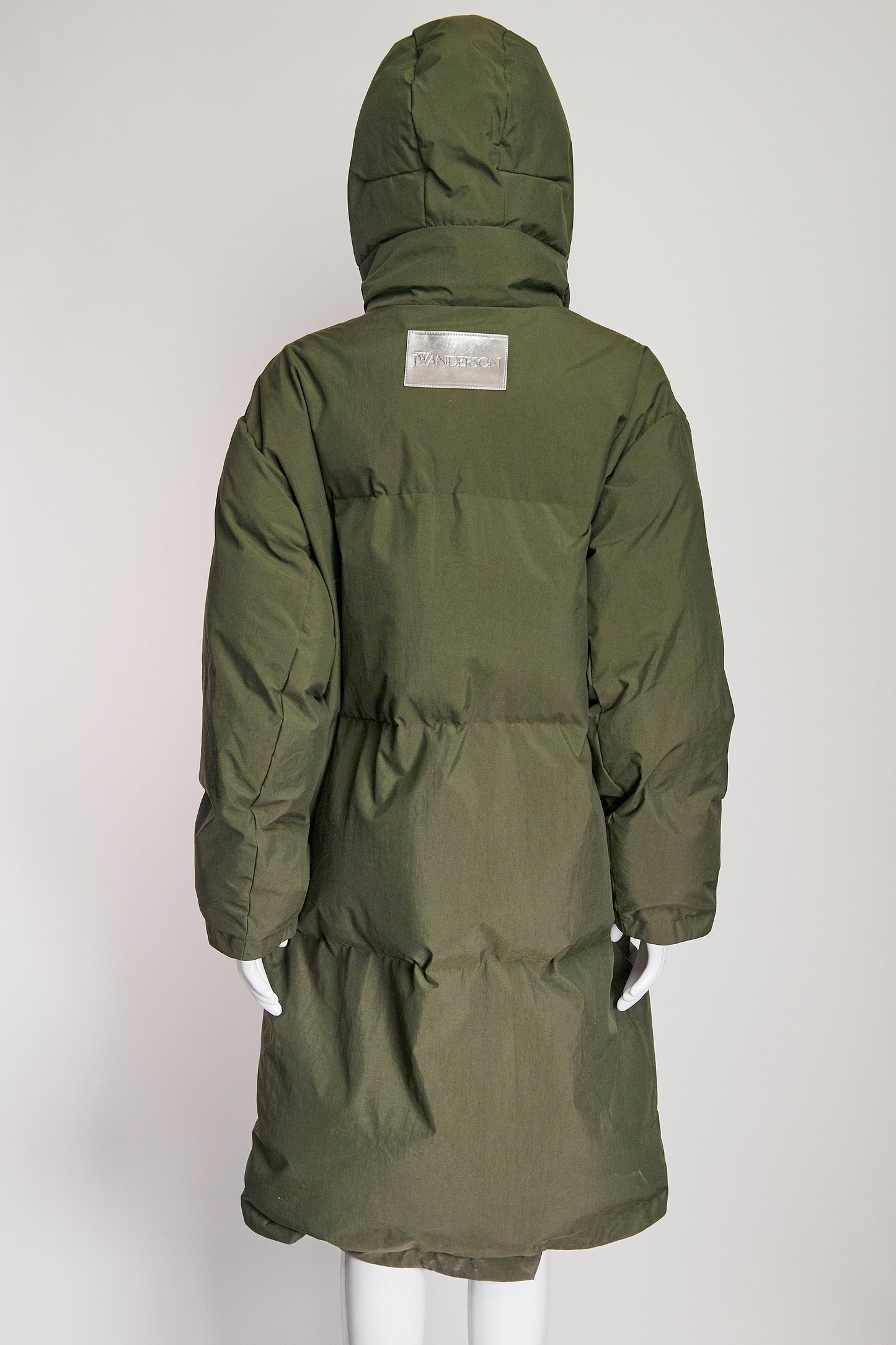 JW Anderson Army Green Hooded Winter Coat US 6