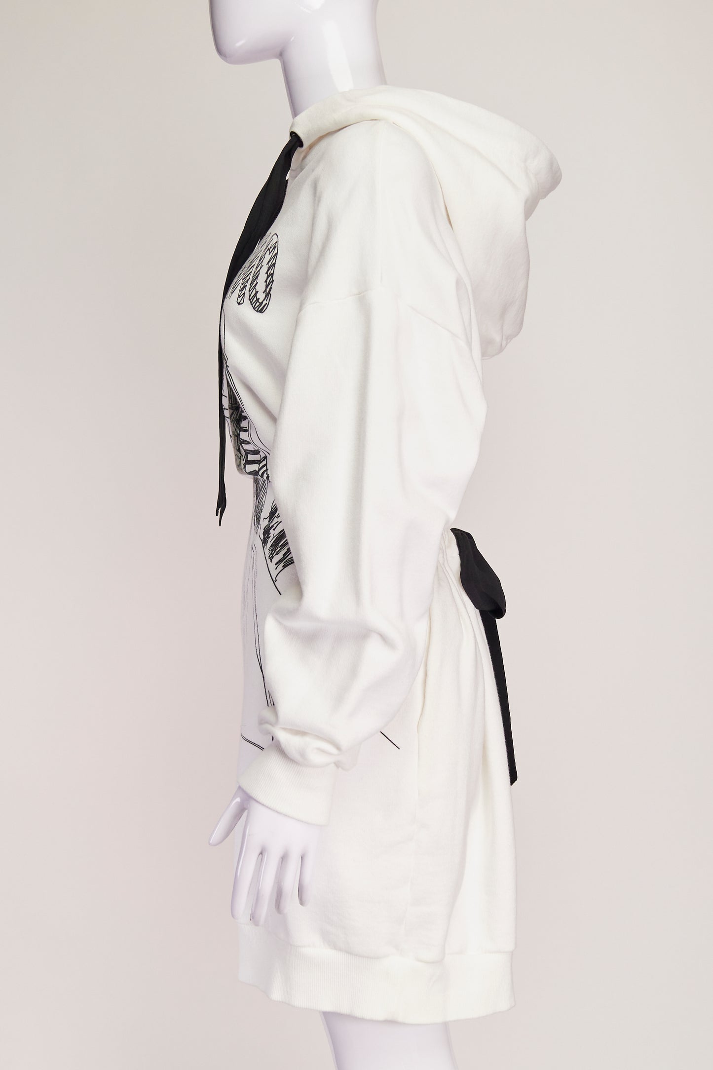 Moschino Couture Drawstring Long Hoodie S/M