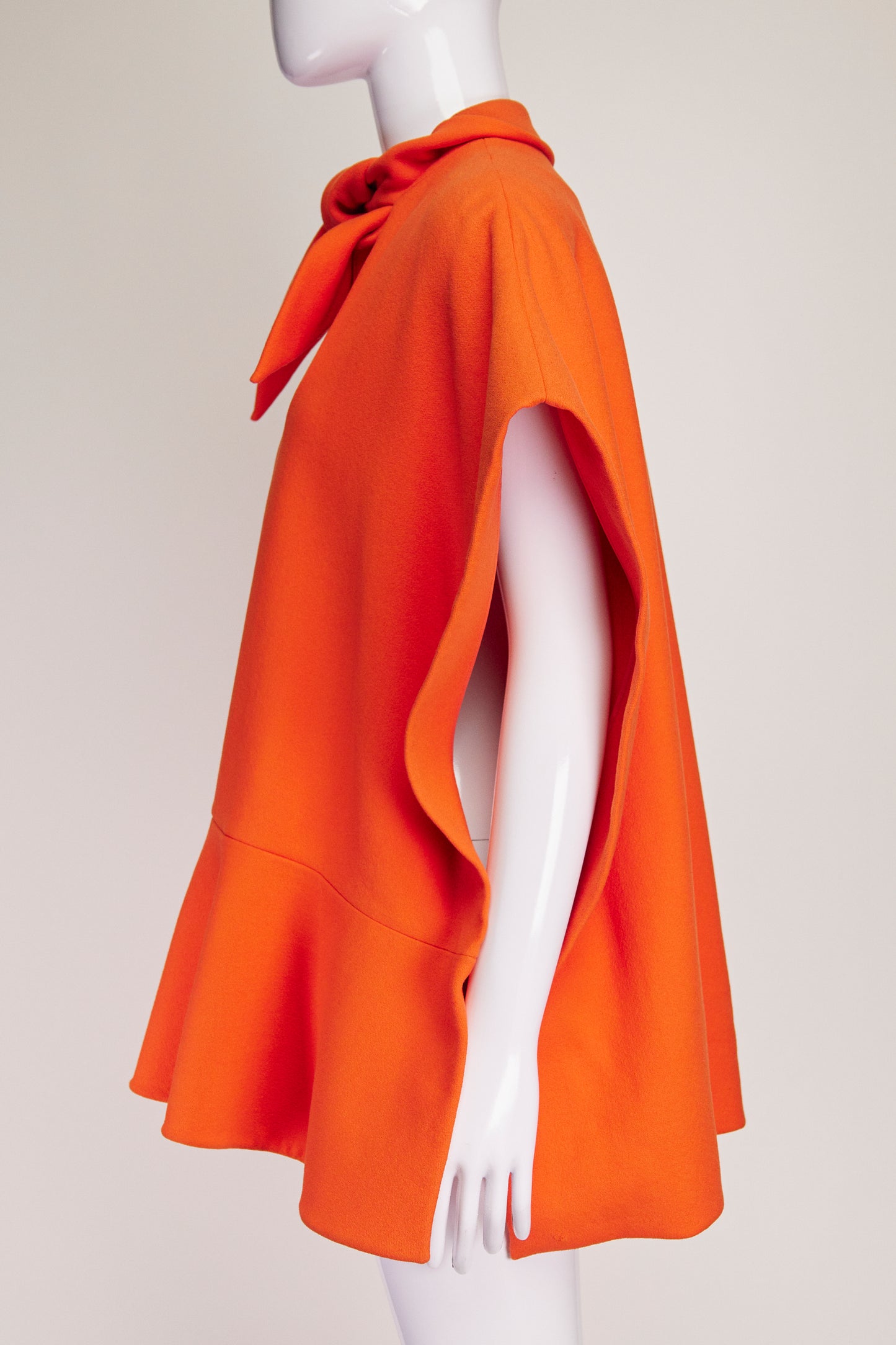 Delpozo Orange Top with Necktie M