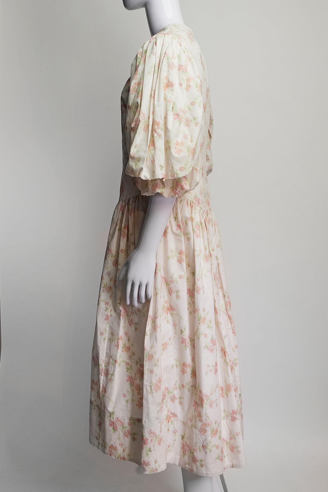 Simone Rocha Cream Florals Dress US4