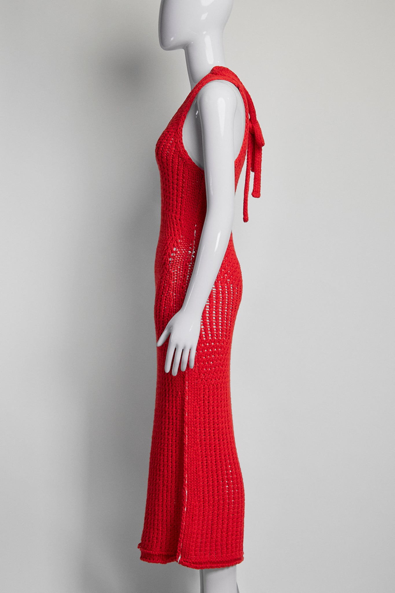 Acne Studios Orange Knit Dress XS