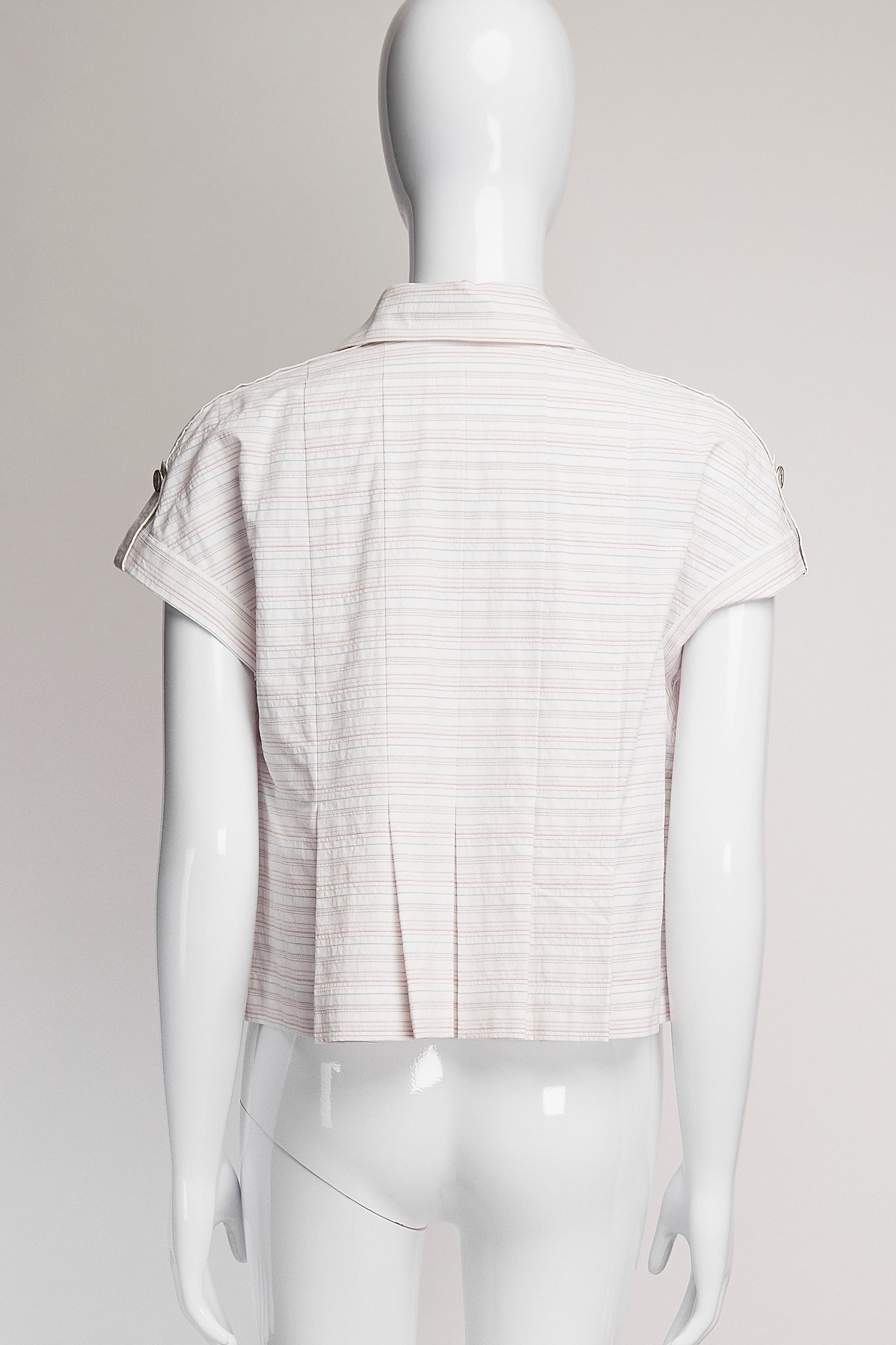 Chanel Striped Blouse 38