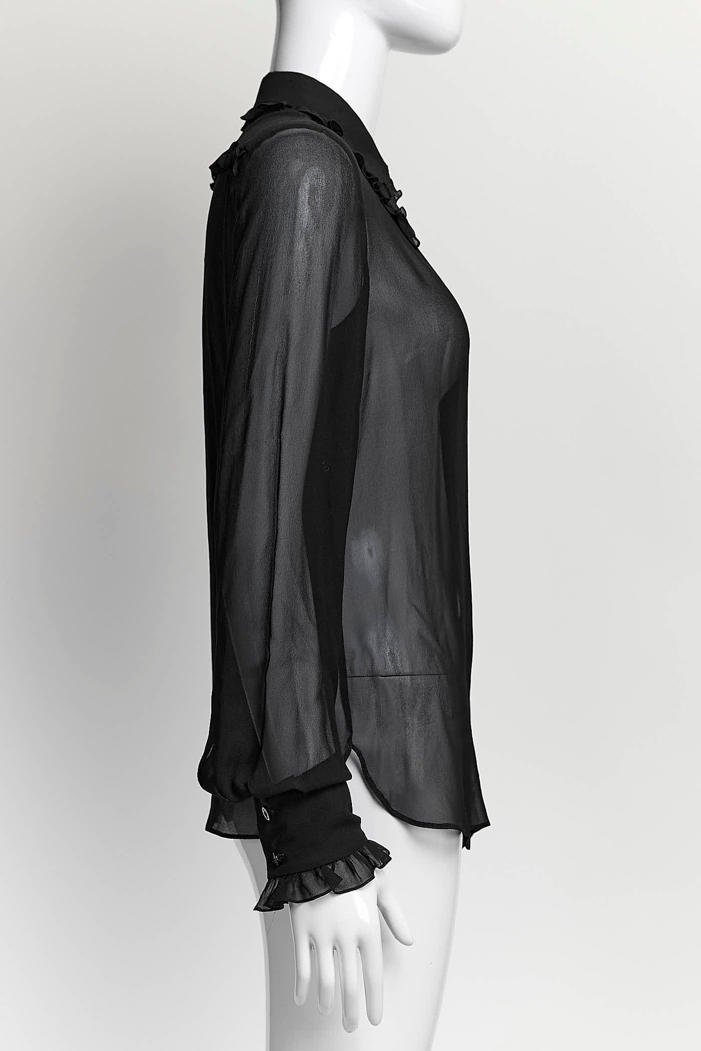 Emilio Pucci Black Blouse IT40