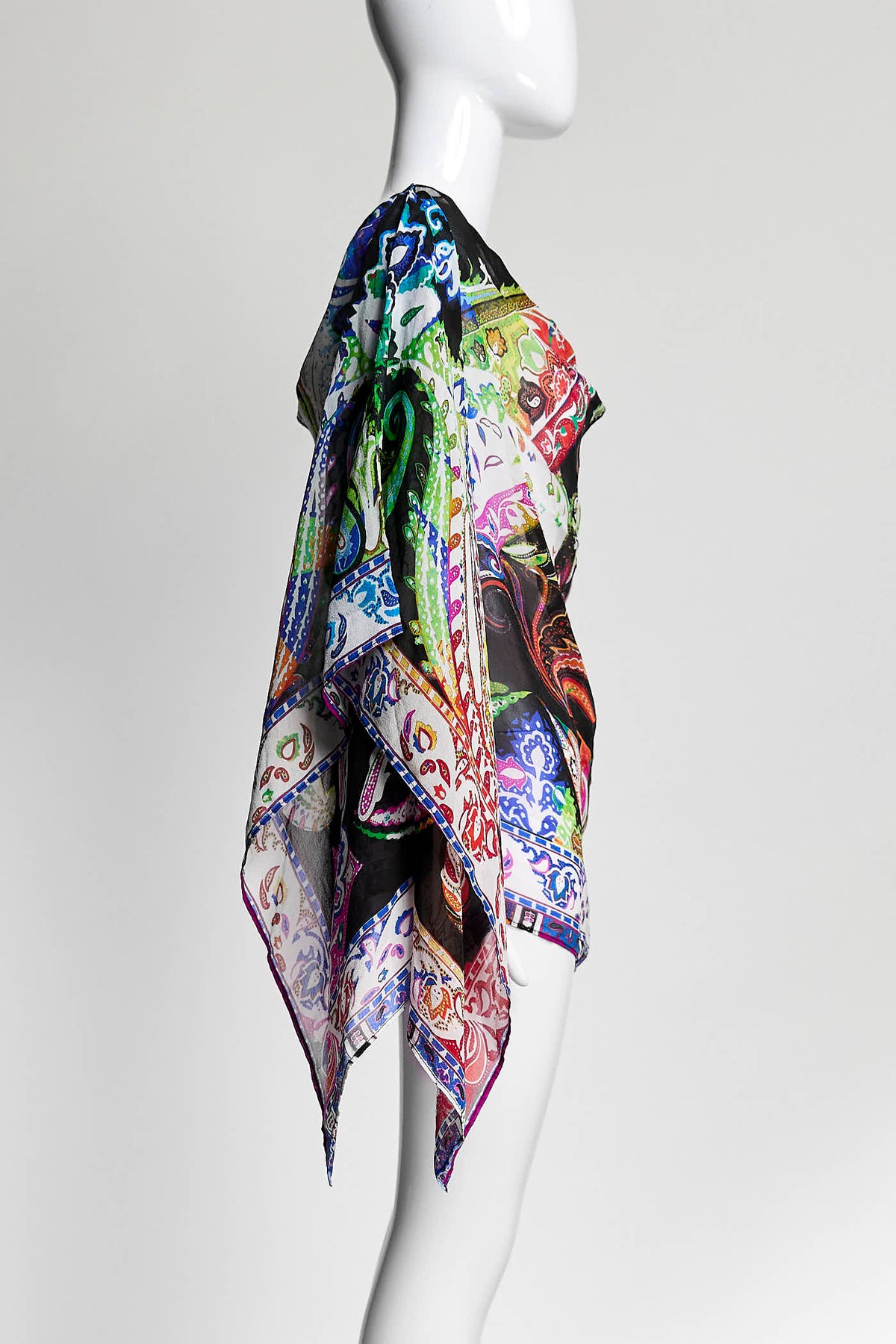 Etro Silk Paisley Print Top