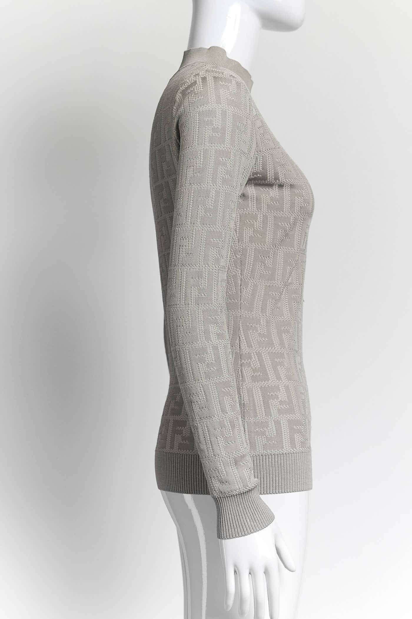 Fendi Beige Kint Monogram Top 38