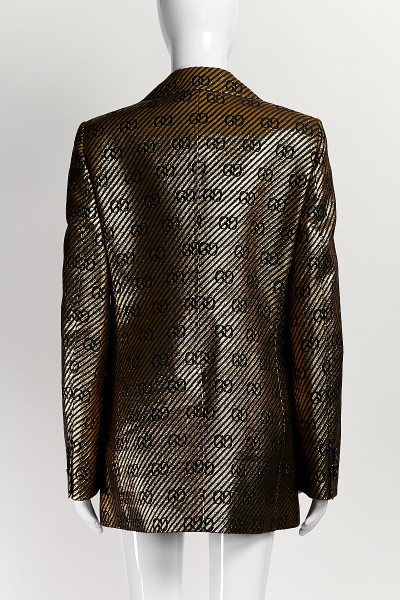 GUCCI GOLD SUIT JACKET 42