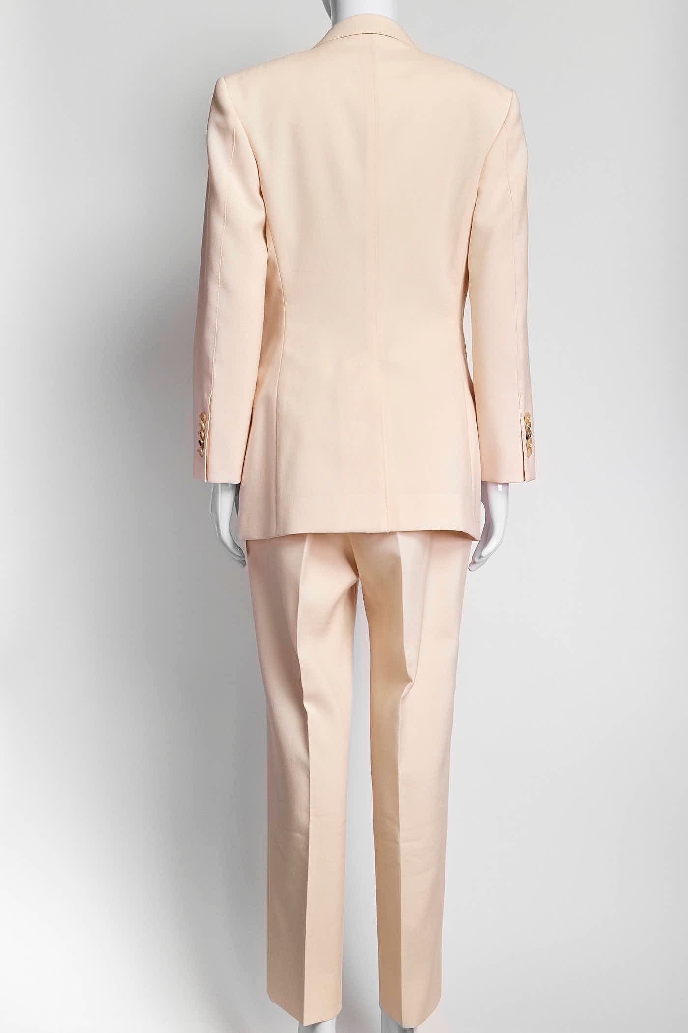 Gucci Brush Pink Mohair/Wool Suit Blazer/Pant 40