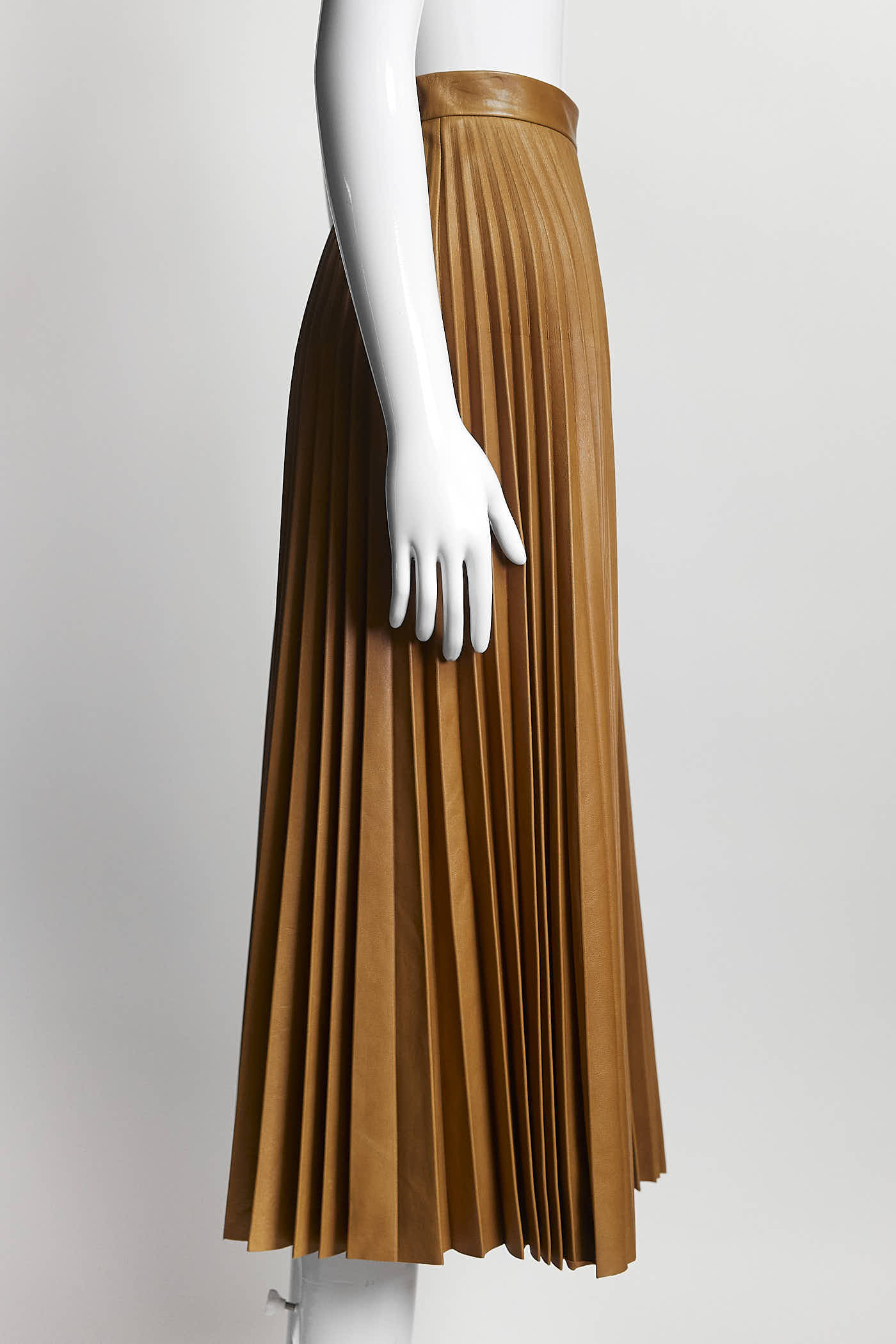 Gucci Mid-Length Leather Skirt 44