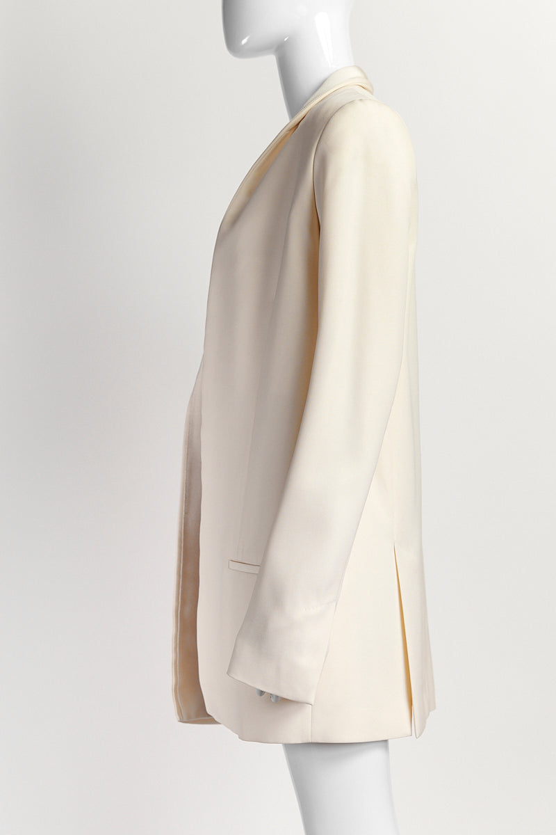 Haider Ackermann Cream Blazer 38