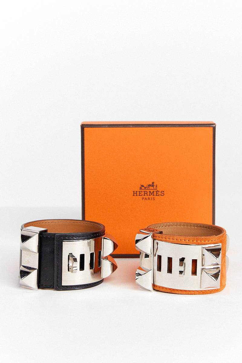 Hermès Collier de Chien Bracelet Orange