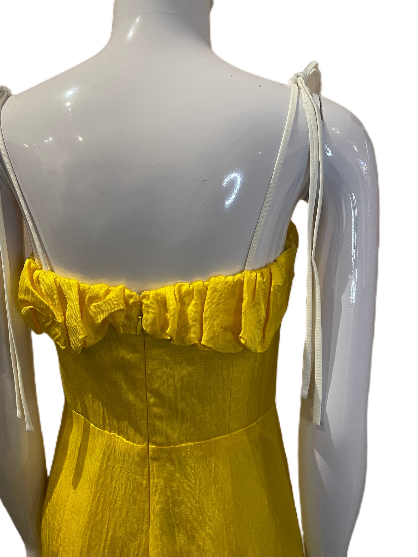 HELLESSY YELLOW ROSIE DRESS US 4