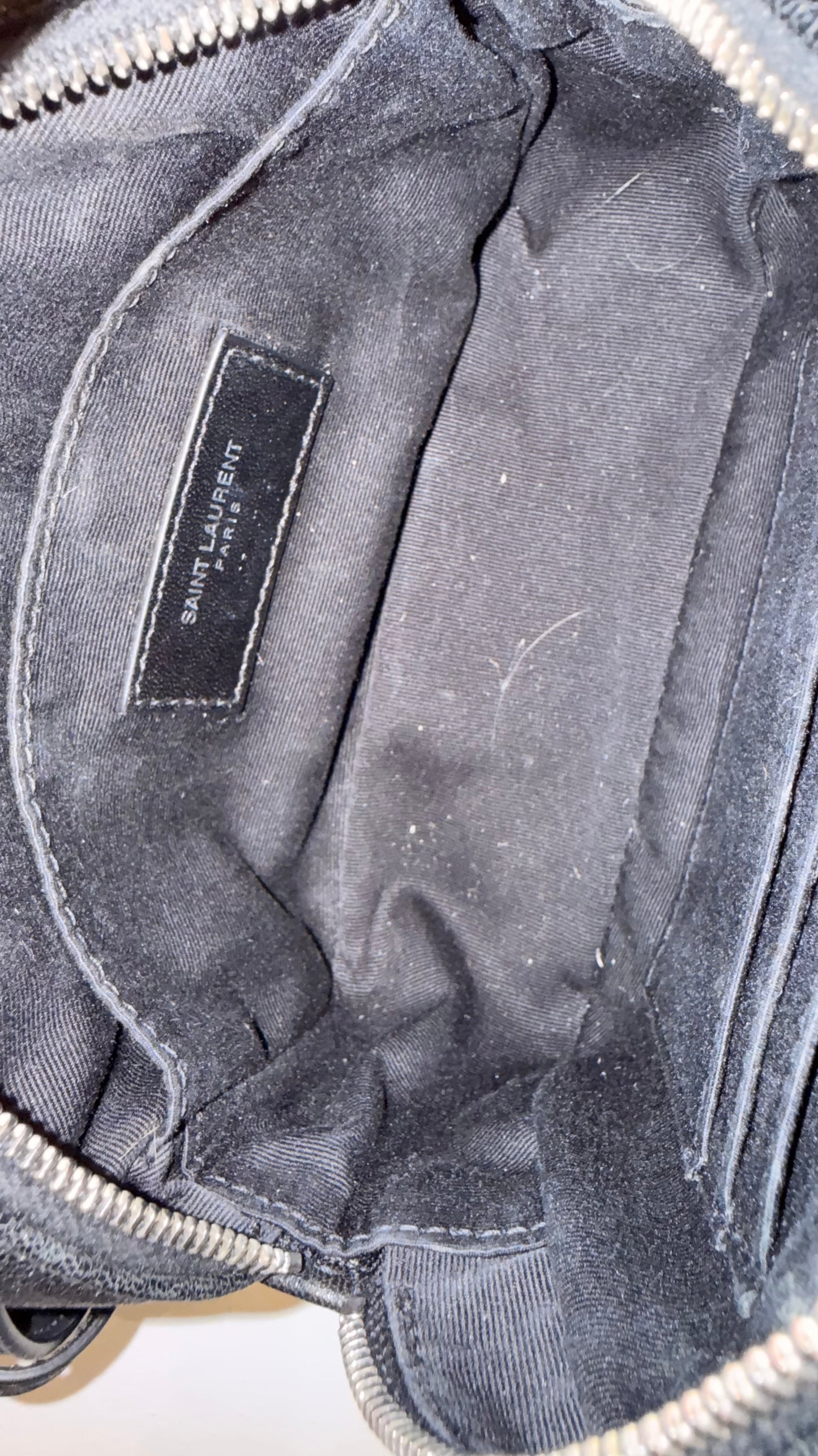 Saint Laurent Monogram Lou Black Belt Bag