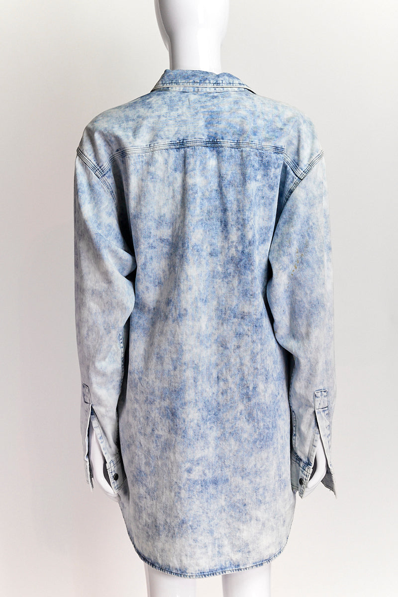 Isabel Marant Étoile Acid Wash Denim Shirt IT38