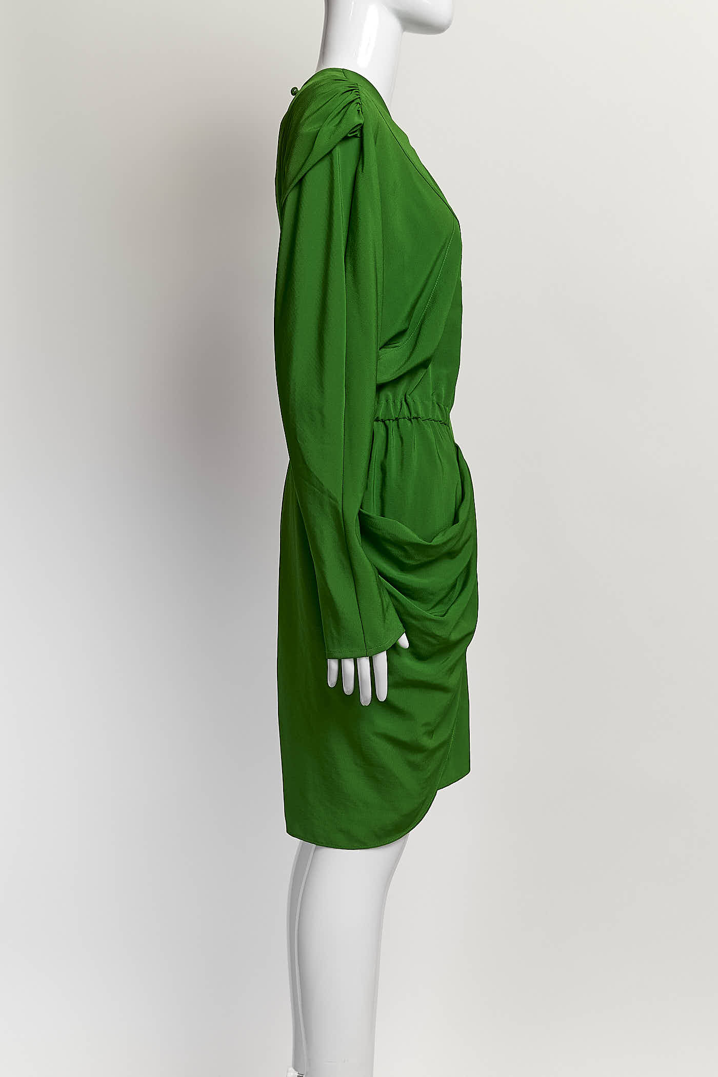 Isabel Marant Green Ruched Dress 38
