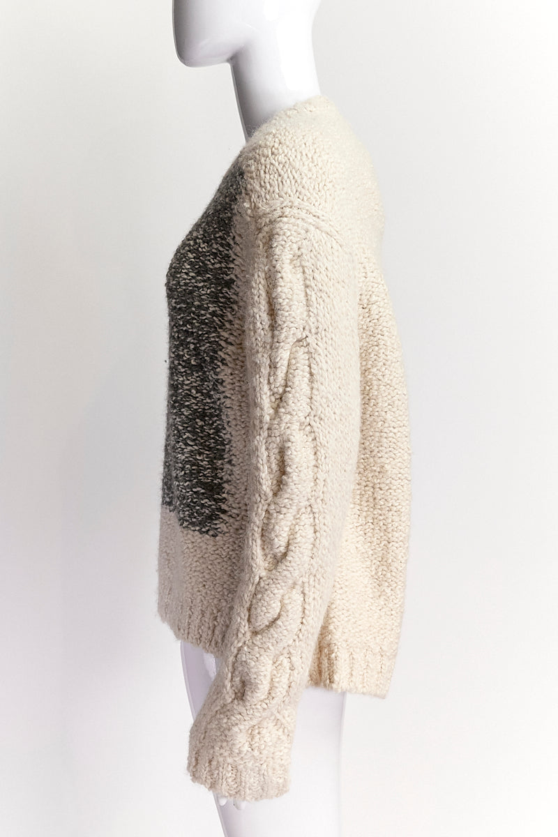 Isabel Marant Alpaca and Wool-blend Knit Sweater IT36