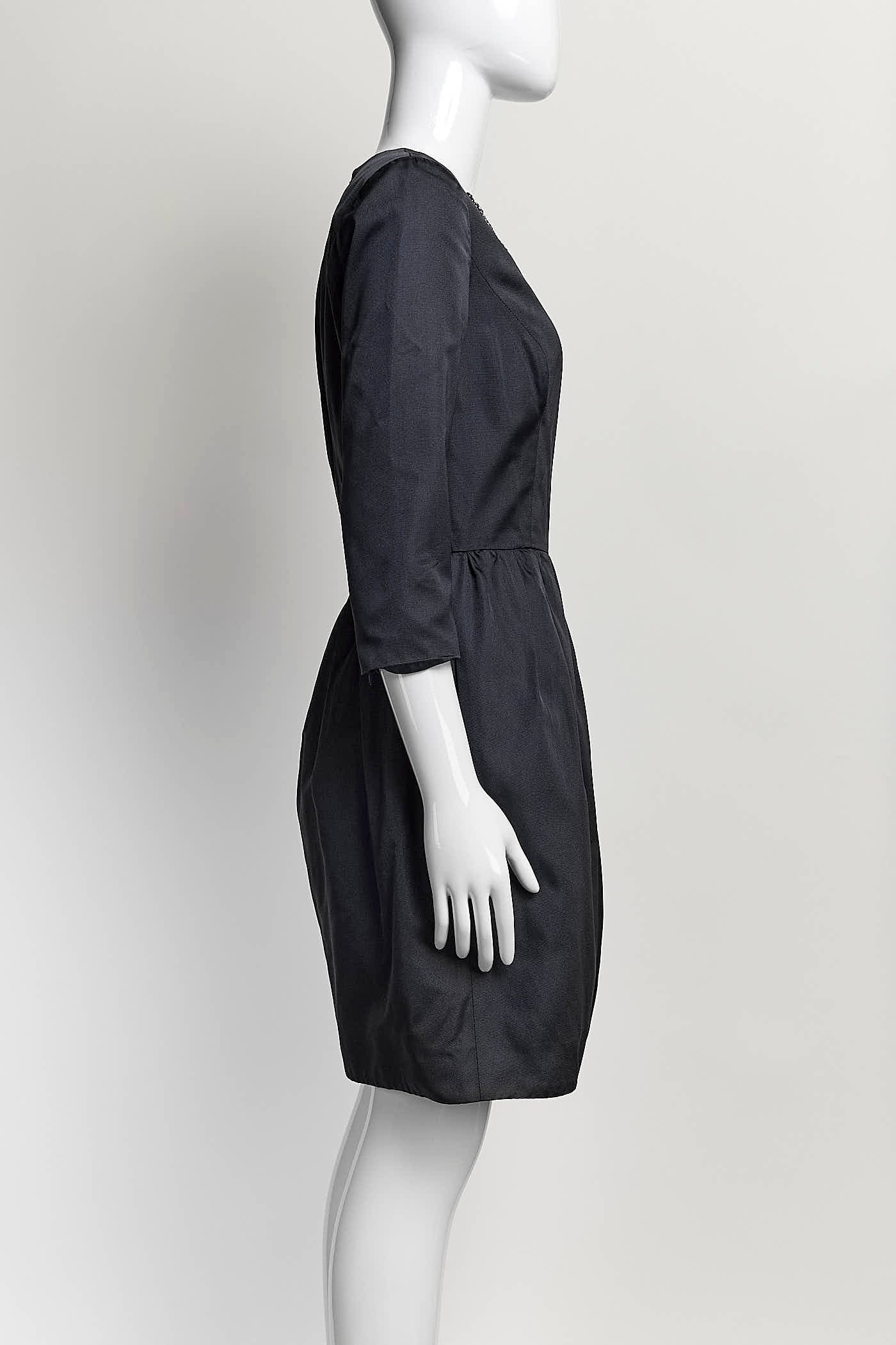 JASON WU Crystal Detail Black Dress 4