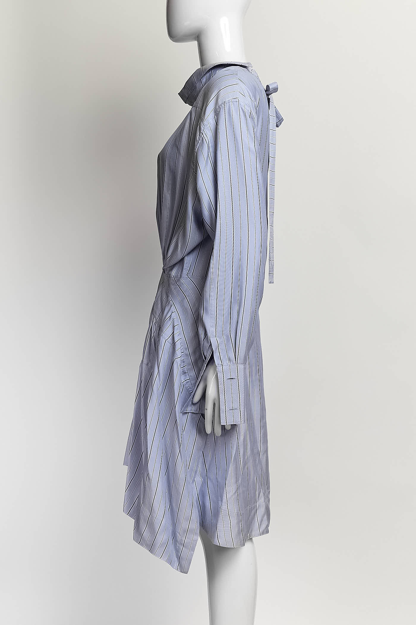 JW Anderson Blue Striped Dress US8