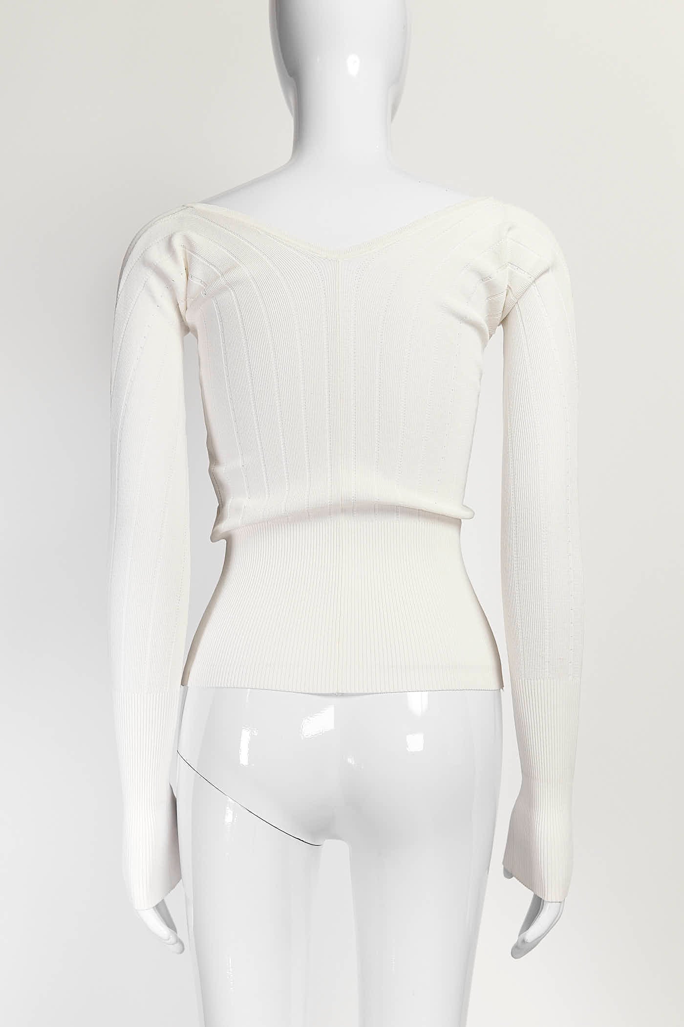 Jacquemus CREAM kint Top 32