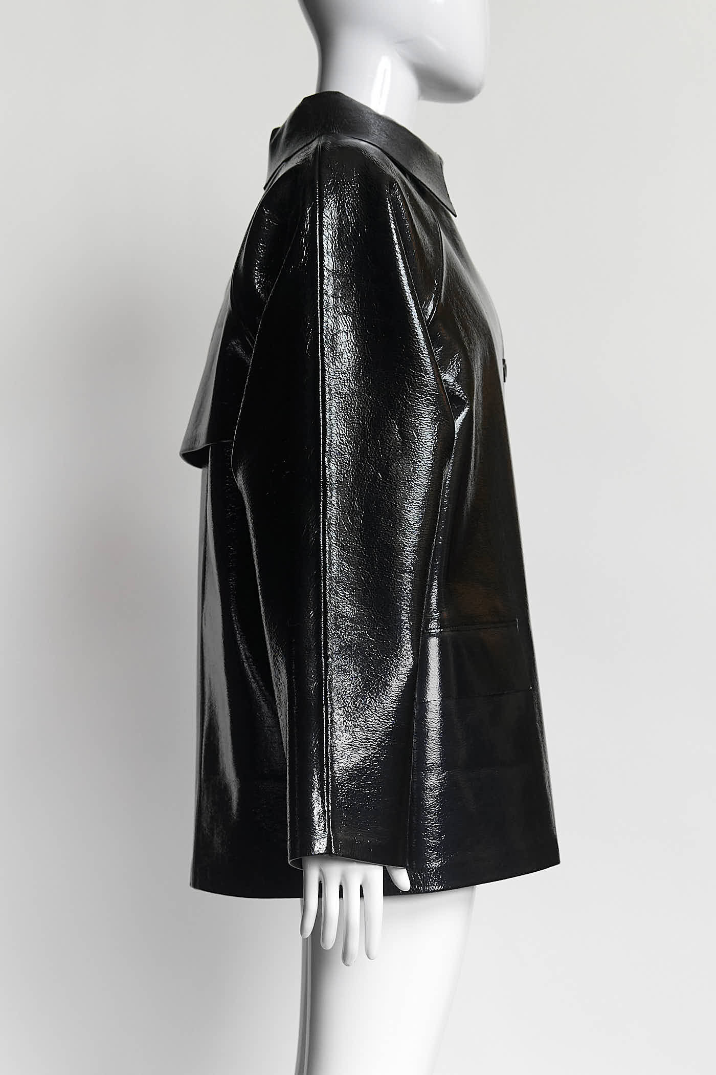 KASSL EDITION BLACK WOOL COAT