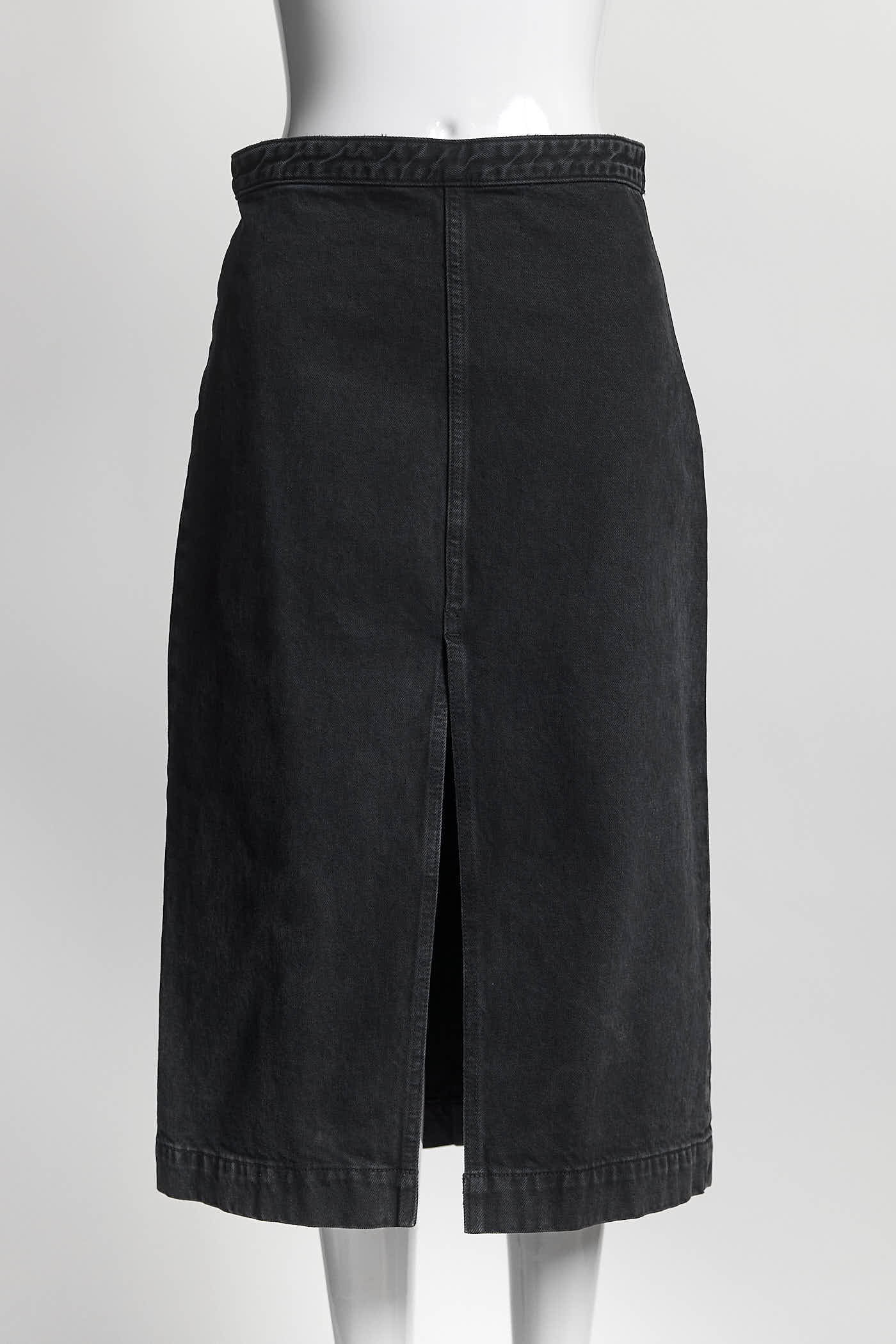Khaite Black Denim Skirts 27