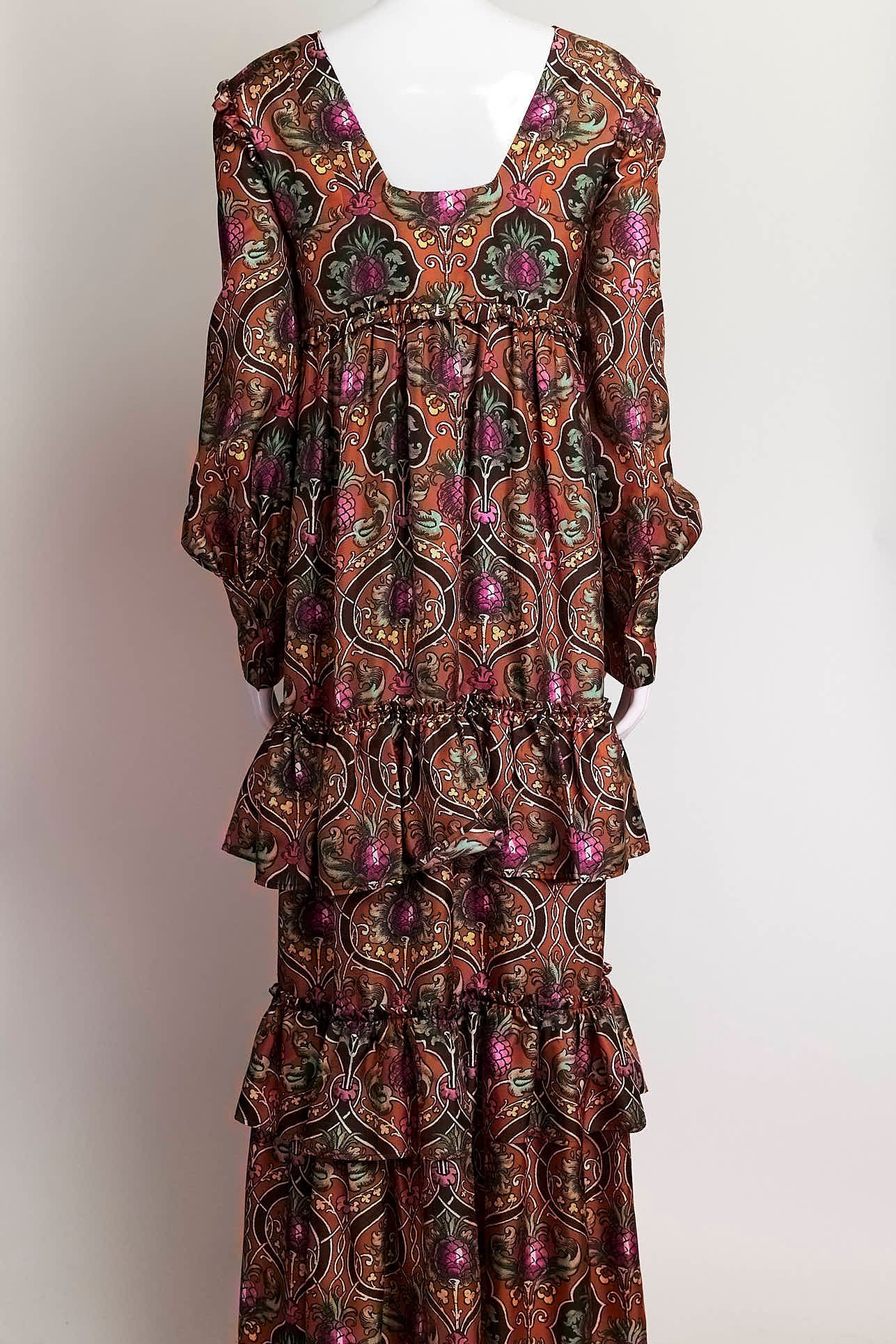 La DoubleJ Orange Pattern Dress XL