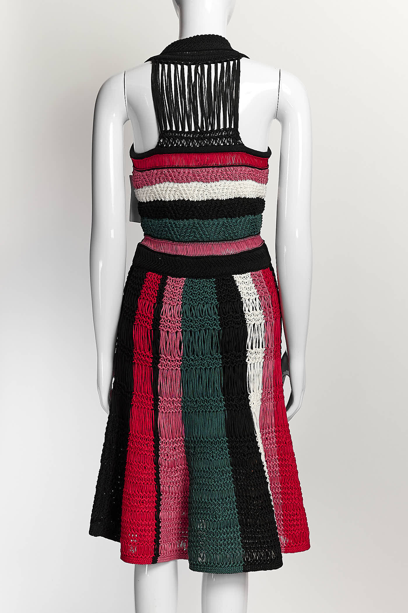 M Missoni Knit V-Neck Line Dress 44
