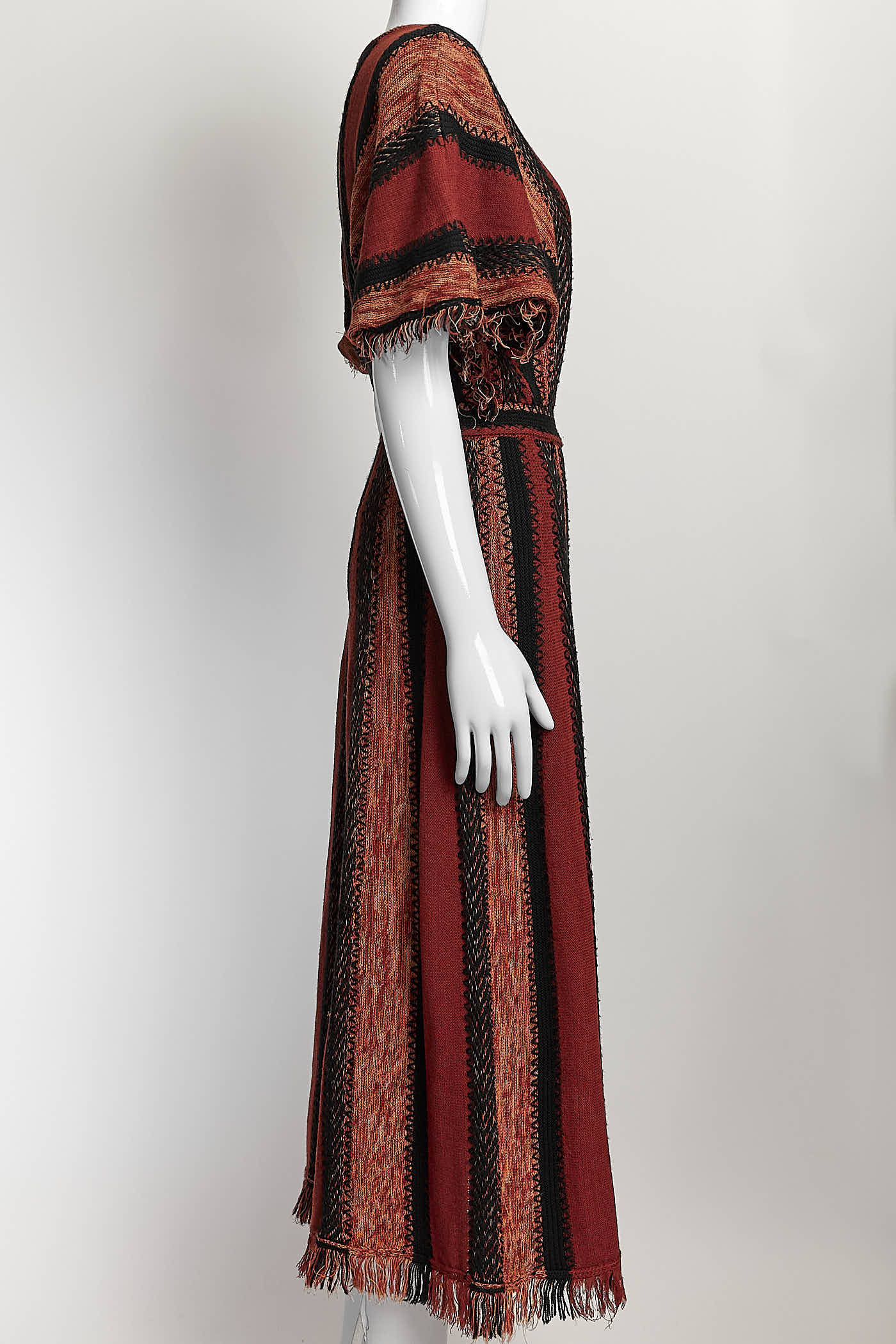 M Missoni Orange/Black Dress 38