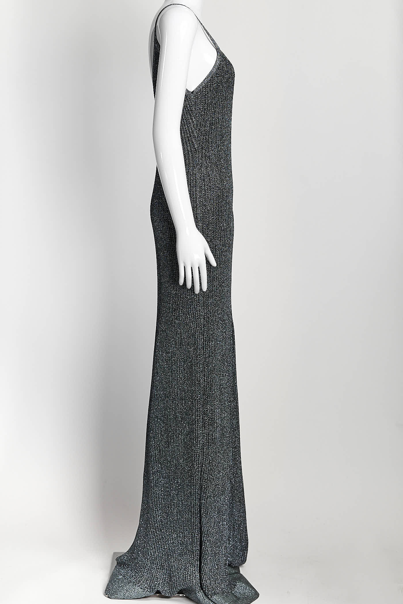 M Missoni Sliver Long Dress 42