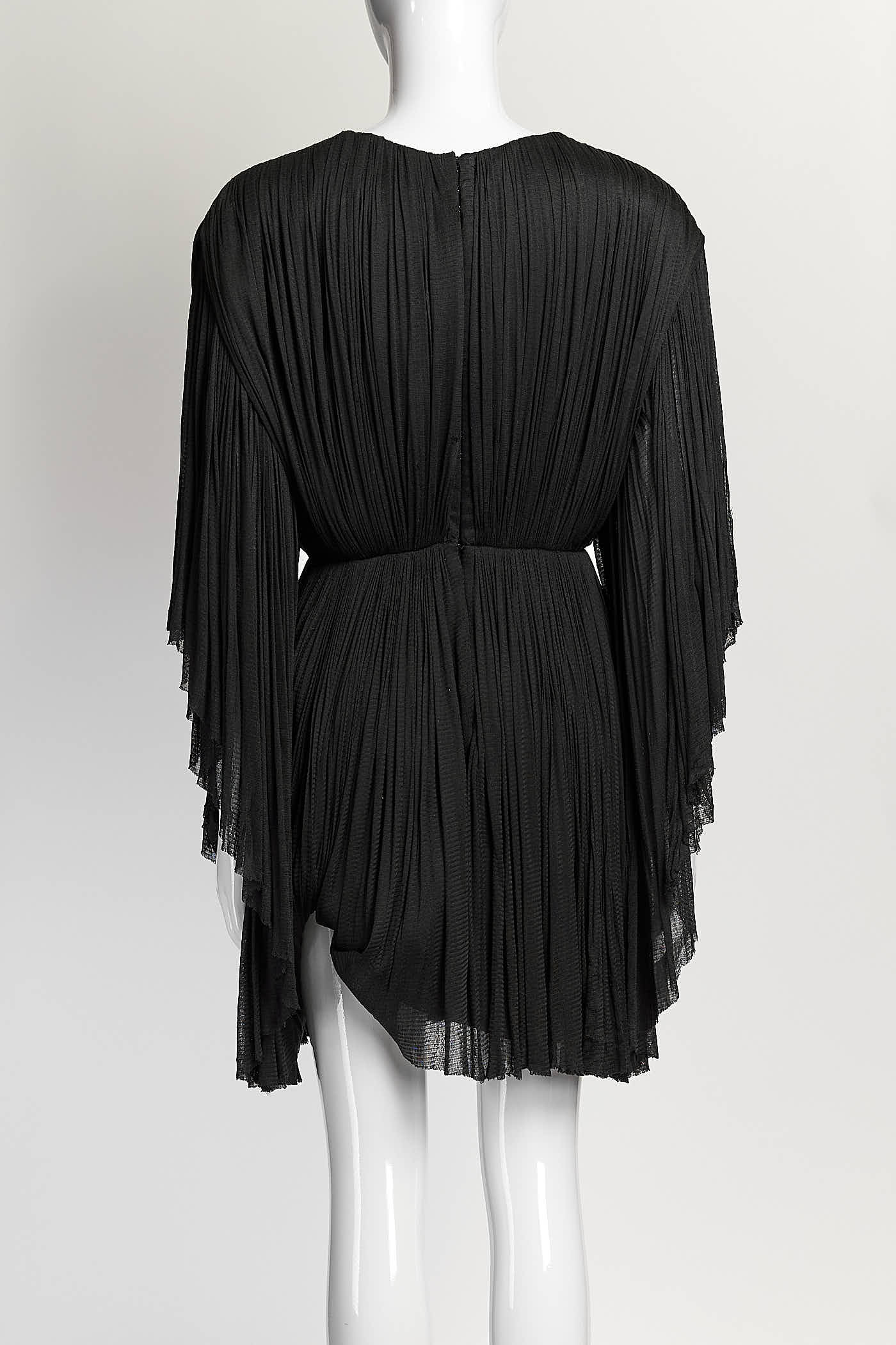 Maria Lucia Hohan Black Pleated Dress FR38