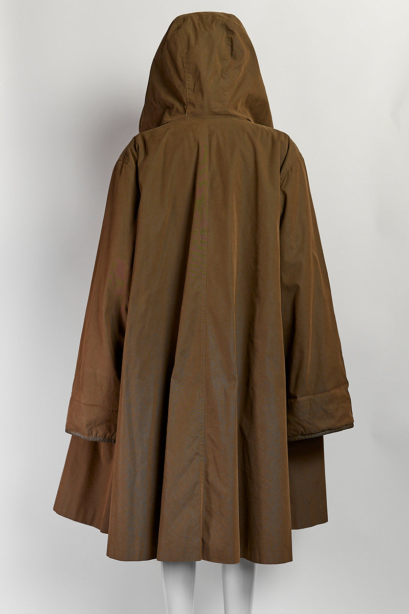 Max Mara Brown/Leopard Reversible Coat US12