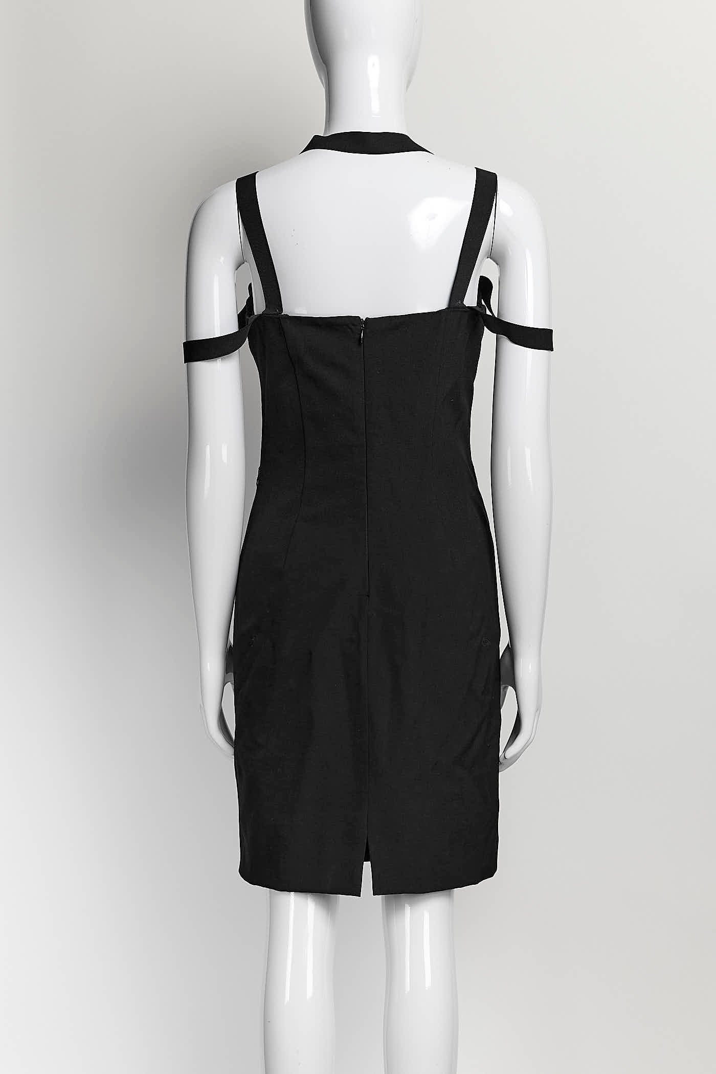 Michael Kors Black Corset Dress 4